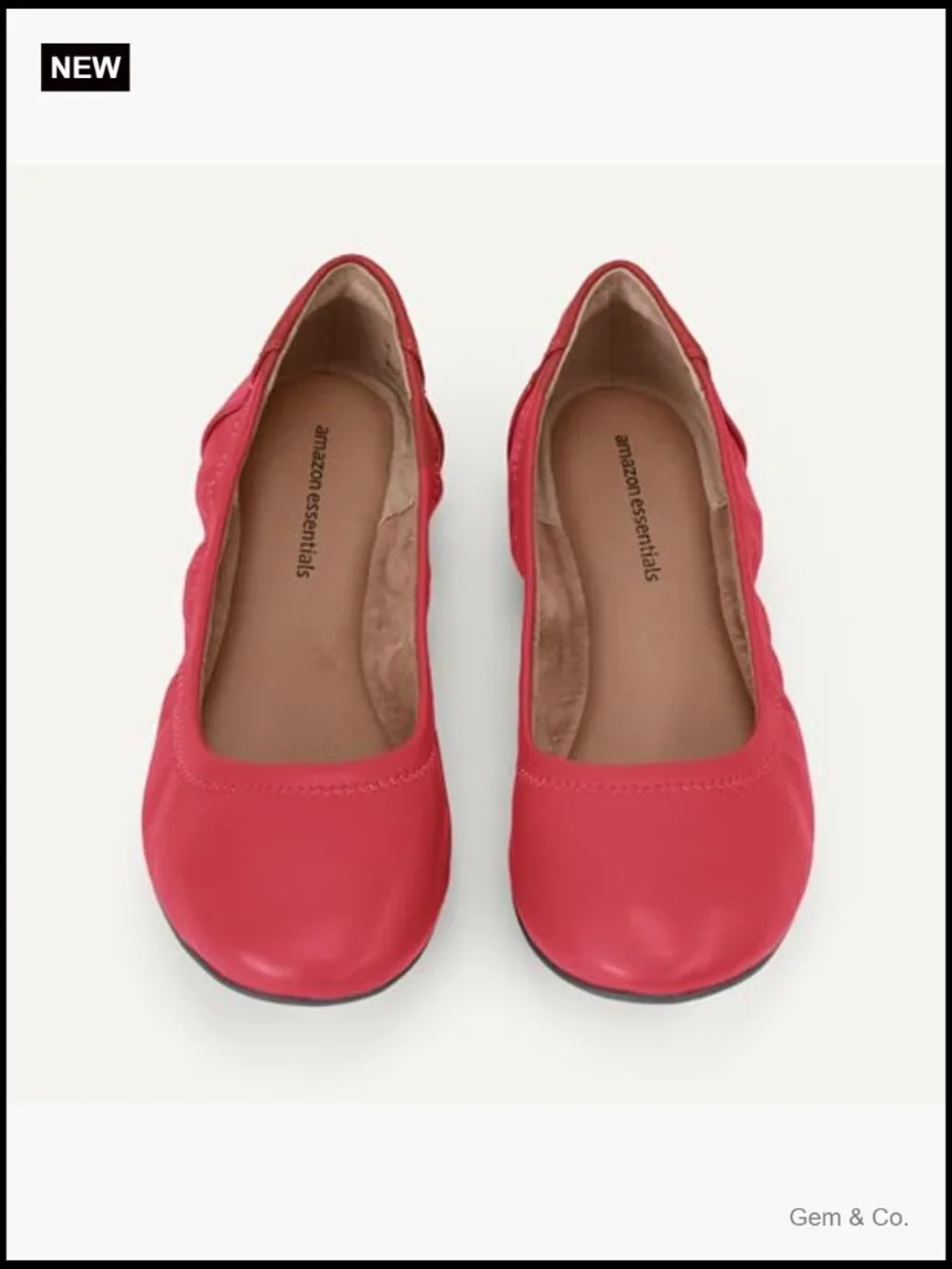 Women's Comfortable Slip-On Ballet Flats with Memory Foam Insole